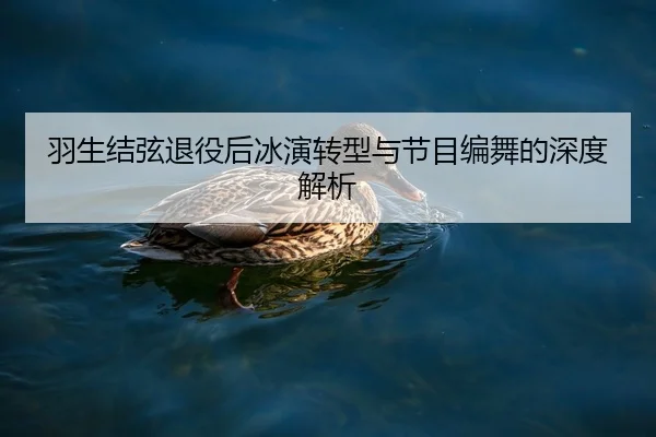 羽生结弦退役后冰演转型与节目编舞的深度解析